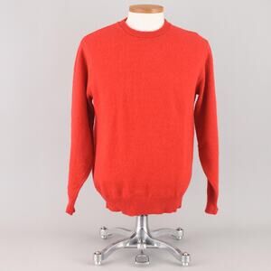 Vintage Campus Red Wool Bend Sweater Men's Medium - Large
